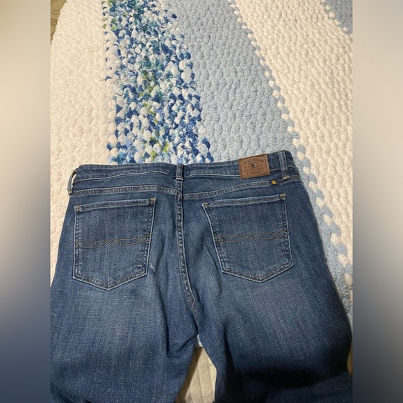 Lucky Brand Blue Straight Jeans Versatile Everyday Wear- Women’s 14/32 - Picture 12 of 13